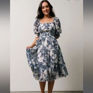 Baltic Born Hazel eyelet midi dress VGUC